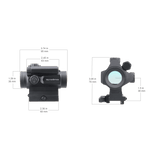 Vector Optics Nautilus 1x30 Scope Dubbel Riktmedel rödpunktssikte 