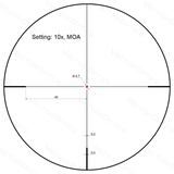 Vector Optics Forester 2-10x40SFP kikarsikte 