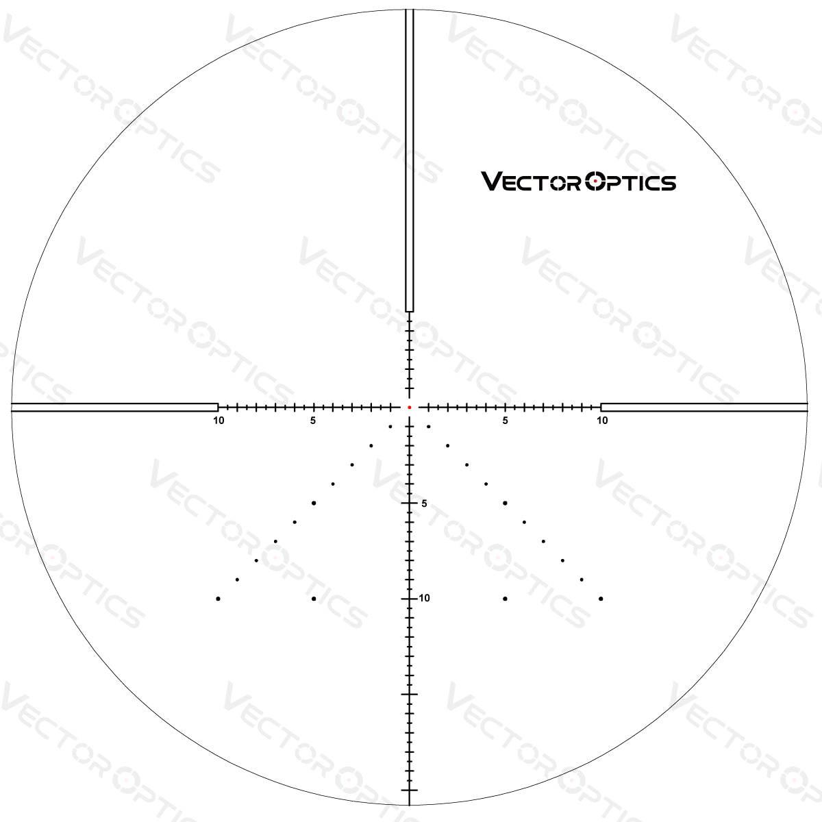 Vector Optics Veyron 6-24x44 IR Första Brännpunktsplanet Upplyst kikarsikte 