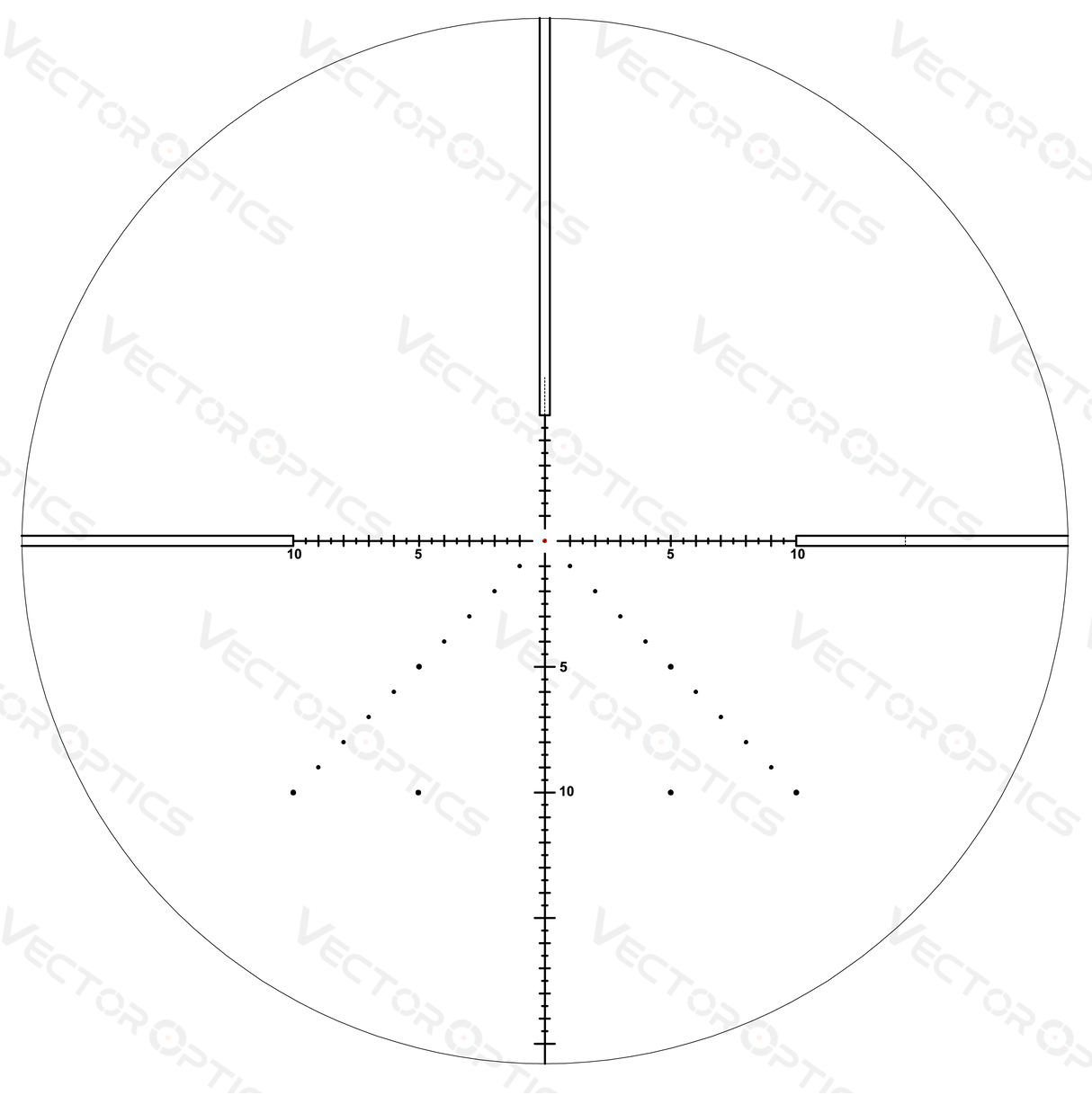 Vector Optics Veyron 4-16x44 IR Första fokalplanet Upplyst kikarsikte 